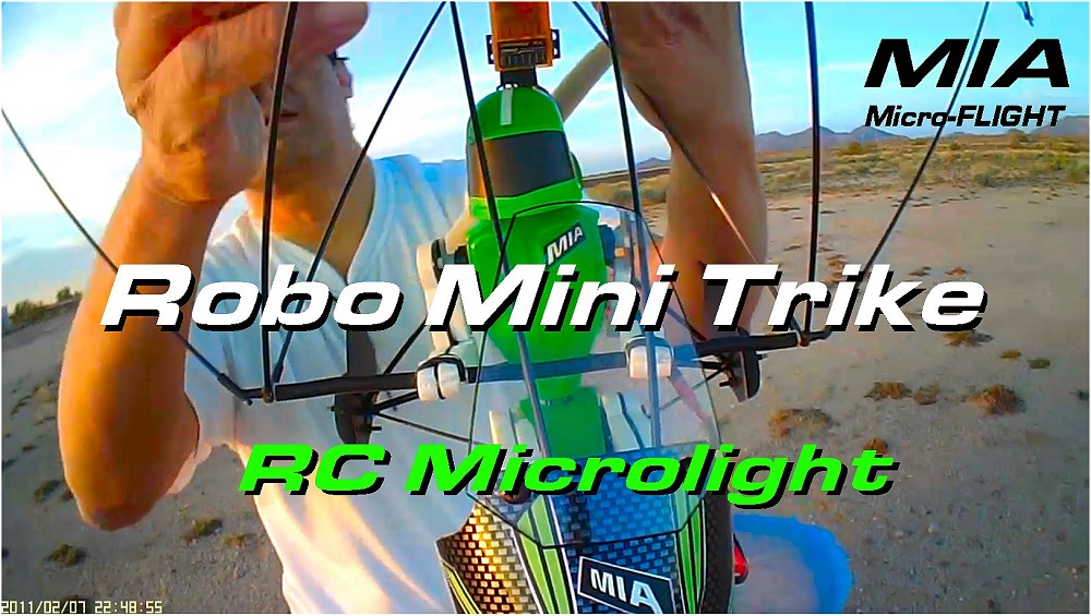 MIA Robo™ Trike RC Microlight with Strut Braced LG